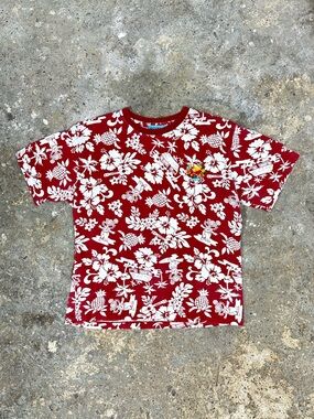 Hystric Glamour Mini Red Hawaiian Tee